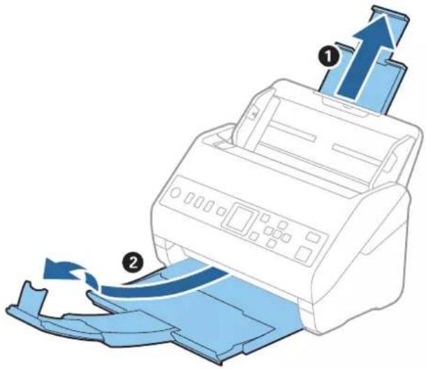 EPSON WorkForce DS730N - Positionnement d'originaux de forme irrégulière - 1