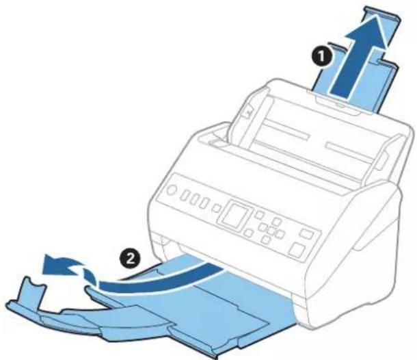 EPSON WorkForce DS730N - Positionnement d'originaux grand format - 1