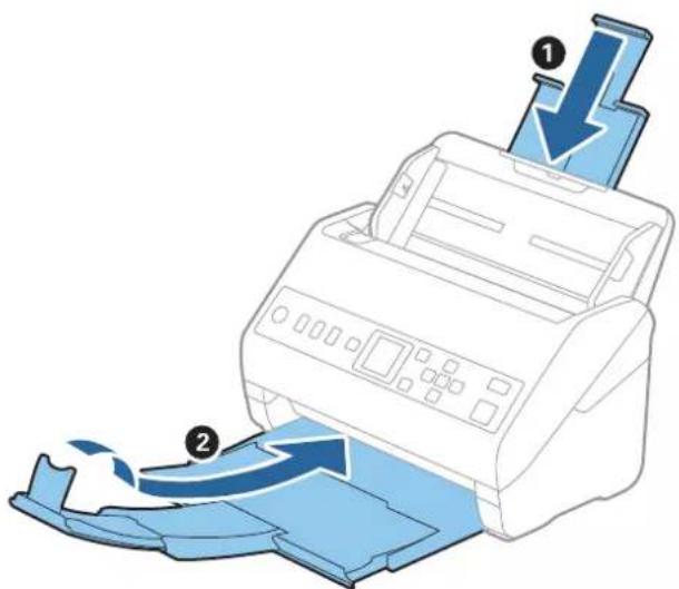 EPSON WorkForce DS730N - Transport du scanner - 1