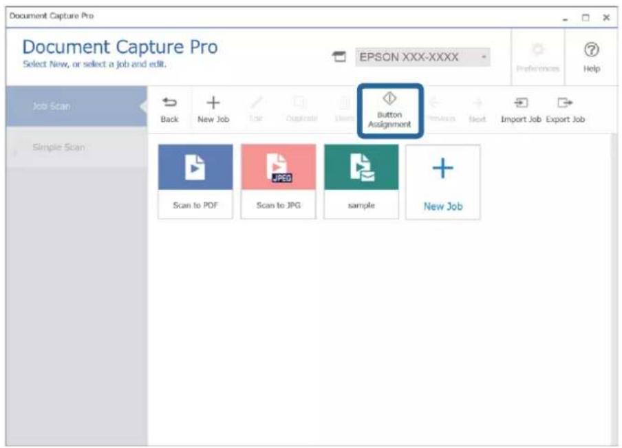 EPSON WorkForce DS730N - Cliquez sur Paramètres d'événements. - 1
