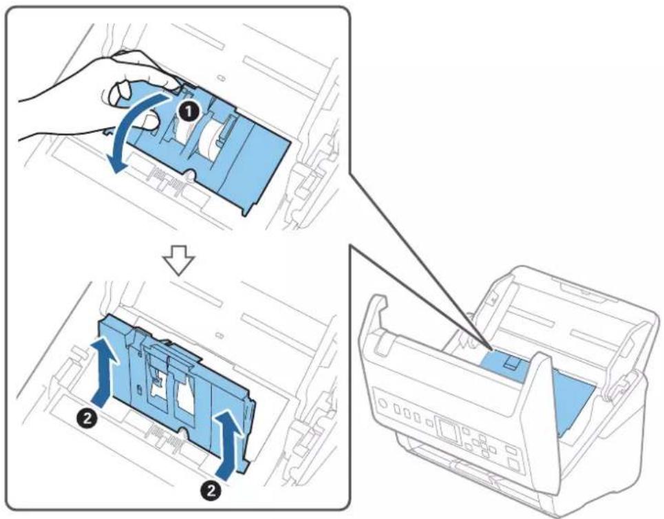 EPSON WorkForce DS730N - Remplacement du jeu de rouleaux - 3