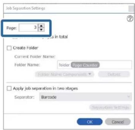 EPSON WorkForce DS730N - Division de documents en fonction d'un nombre spécifique de pages - 5