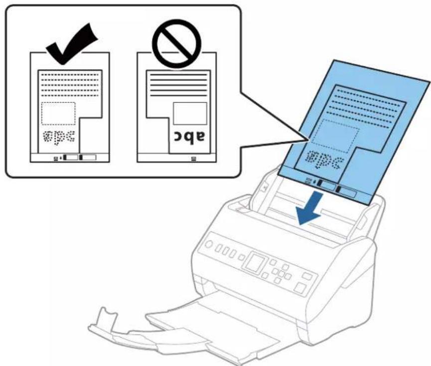 EPSON WorkForce DS730N - Positionnement d'originaux de forme irrégulière - 4