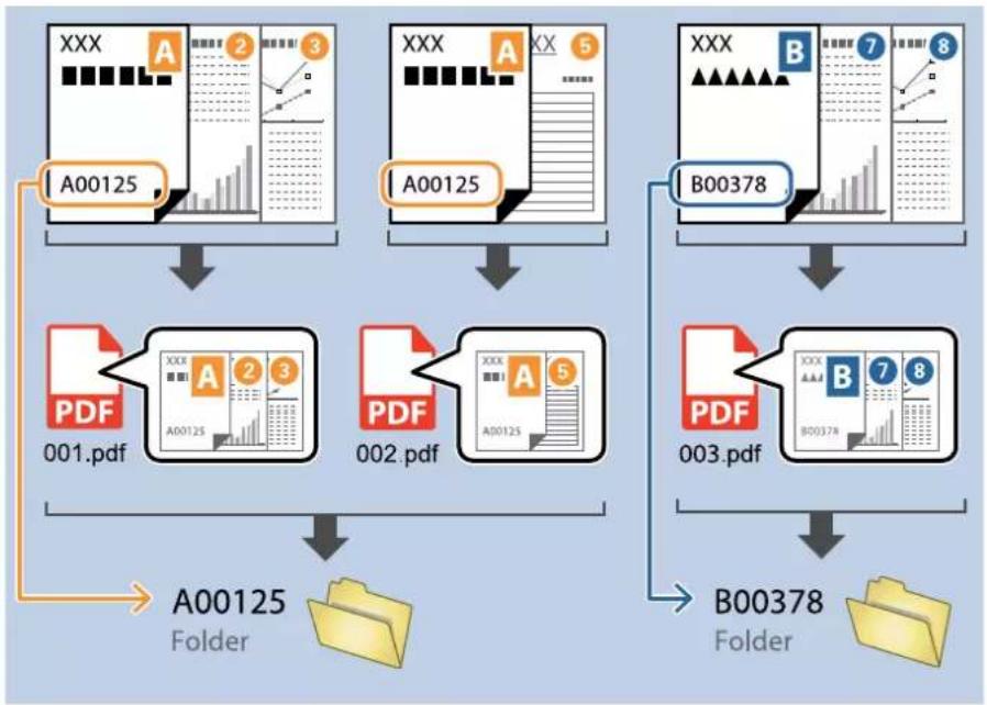 EPSON WorkForce DS730N - Création et enregistrement de dossiers à l'aide de caractères OCR - 1