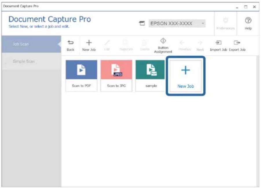 EPSON WorkForce DS730N - Création et enregistrement d'une tâche (Windows) - 2