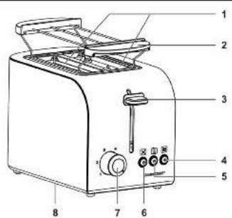 SILVERCREST STK 800 A1 - TOASTER STS 1000 A1 TOASTER STS 1000 A1 GRILLE-PAIN STS 1000 A1 - 1