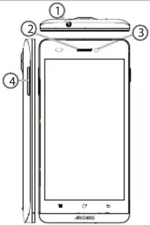 ARCHOS 45 Helium 4G - Description of the phone - 1