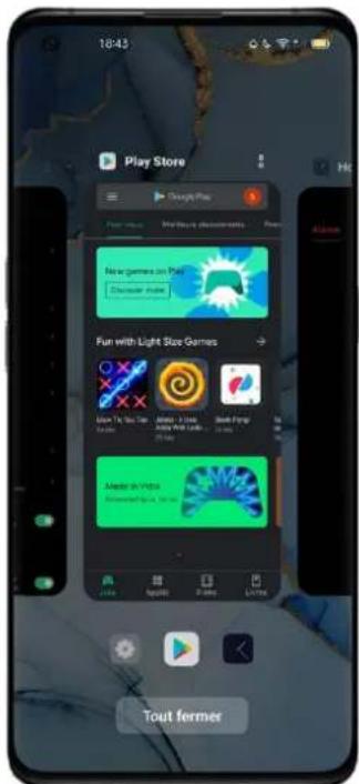 OPPO A15 - Passer d'une application à l'autre - 1