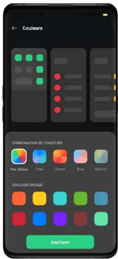 OPPO A15 - Schémas de couleurs personnalisables - 1