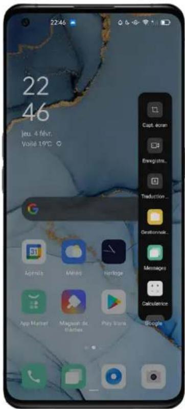 OPPO A15 - Barre latérale intelligente - 1