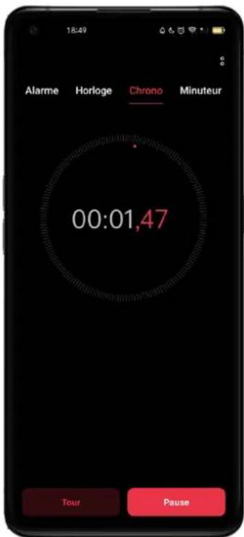 OPPO A15 - Utiliser le chronomè tre - 1