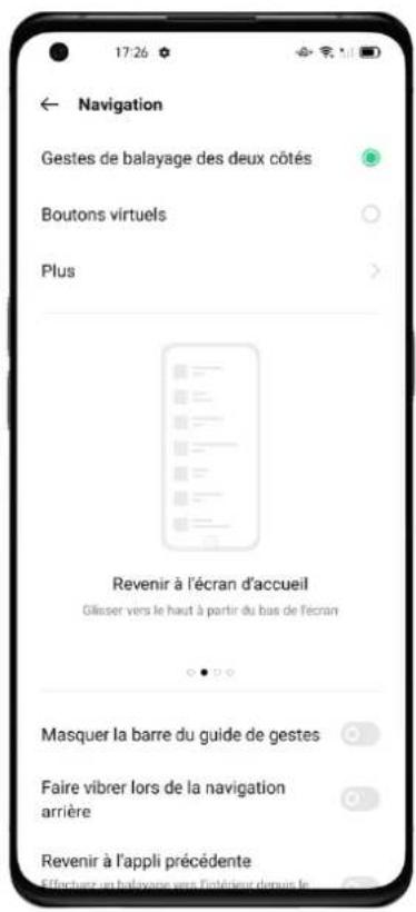 OPPO A15 - Gestes de balayage des deux côtés - 1