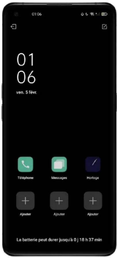 OPPO A15 - Mode super économie d'énergie - 1