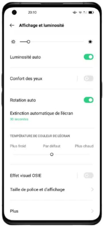 OPPO A15 - Confort des yeux faible luminosité et anti-scintillement - 1
