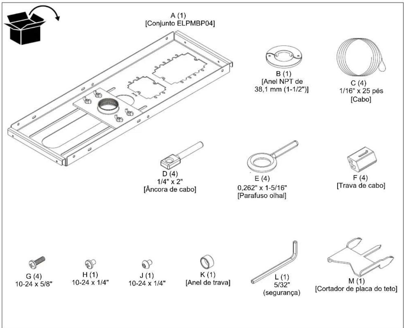 EPSON ELPMBP04 - PEÇAS - 1