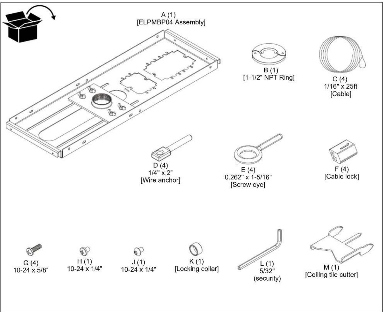 EPSON ELPMBP04 - PARTS - 1