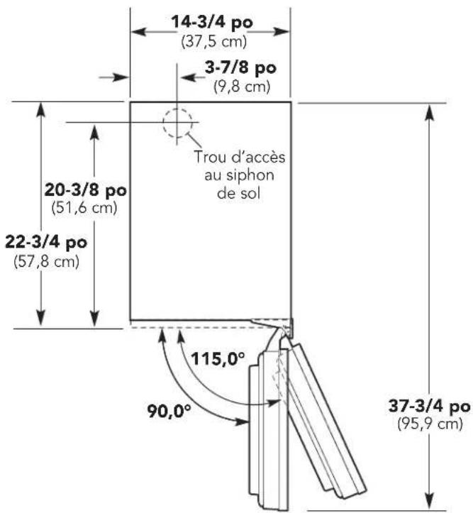 VIKING FGIM5151 - DIMENSIONS (PANNEAU SUR MESURE) - 2