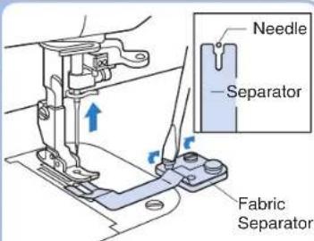 BROTHER PQ1500SL - Fabric Separator (for joining lining to fabric) - 1