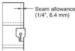 BROTHER PQ1500SL - 1/4" Foot - 1