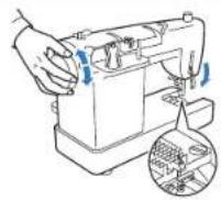 BROTHER PQ1500SL - Changing the Feed Pin - 2