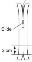 BROTHER PQ1500SL - Invisible Zipper Foot - 1