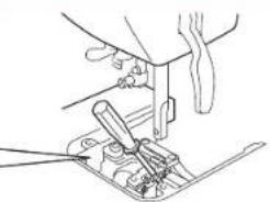BROTHER PQ1500SL - Changing the Feed Pin - 3