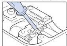 BROTHER PQ1500SL - Changing the Feed Pin - 1