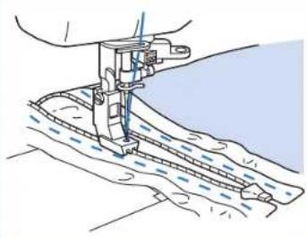 BROTHER PQ1500SL - Invisible Zipper Foot - 5