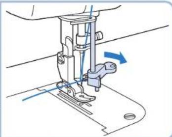 BROTHER PQ1500SL - Using the Automatic Needle Threader - 4