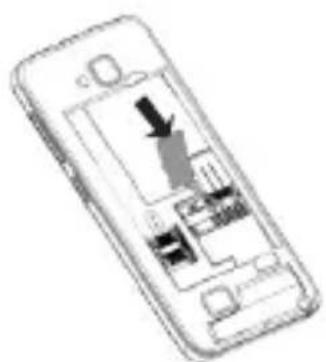 ZTE Blade C341 - Einsetzen der microSD-Karte - 1