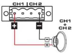 QSC SPA2200 - Mode BRIDGE 4 ou 8 Ω - 5
