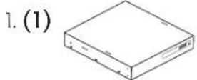 QSC SPA2200 - Deux amplifi cateurs, Rack 19" (avant ou arriere vers l'extérieur) - 8