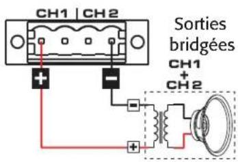 QSC SPA2200 - Mode BRIDGE 70 V / 100 V - 4