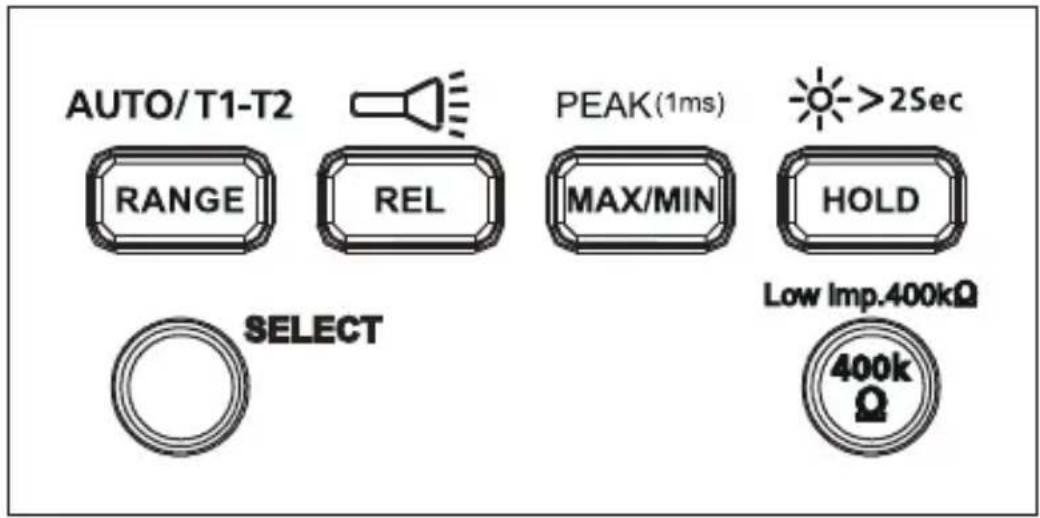 FLUKE AM555 - Function Buttons - 1