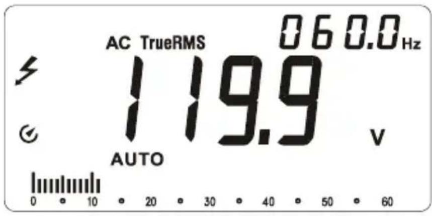 FLUKE AM555 - Meting frequentie / bedrijfscyclus - 2