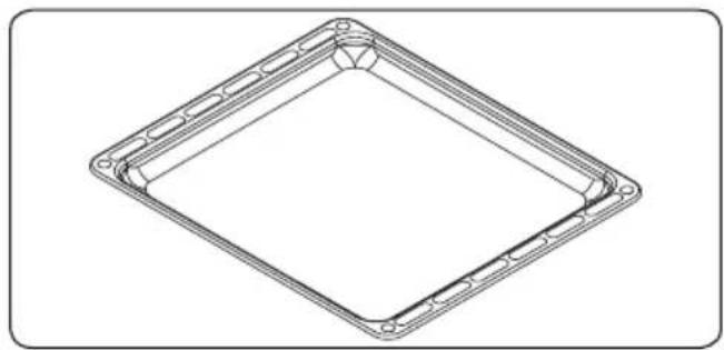 VESTEL VEH24036 - Flaches Backblech - 1