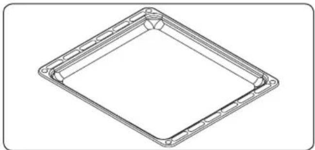 VESTEL VEH24036 - Lèchefrite peu profonde - 1
