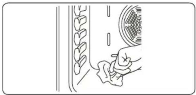 VESTEL VEH24036 - De binnenkant van de oven reinigen - 1