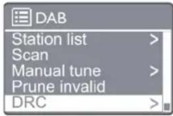 PHILIPS TAM2805 - Sélection dans le menu DAB et affichage des informations - 1