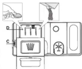 WHIRLPOOL WI 5020 - REMLIR LE DISTRIBUTEUR DE DÉTERGENT - 1