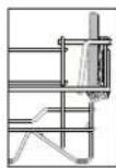 WHIRLPOOL WI 5020 - FOLDABLE FLAPS WITH ADJUSTABLE POSITION - 1