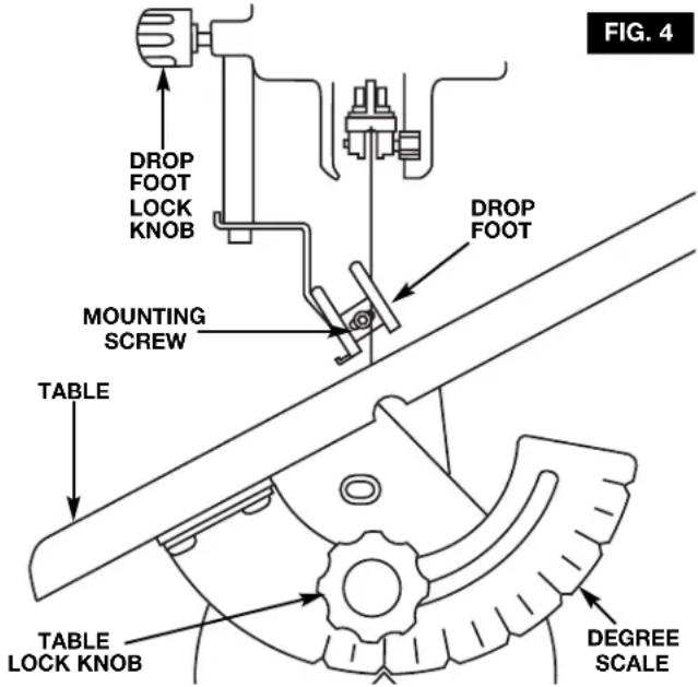 DREMEL 1680 - Adjusting the hold down clamp - 1