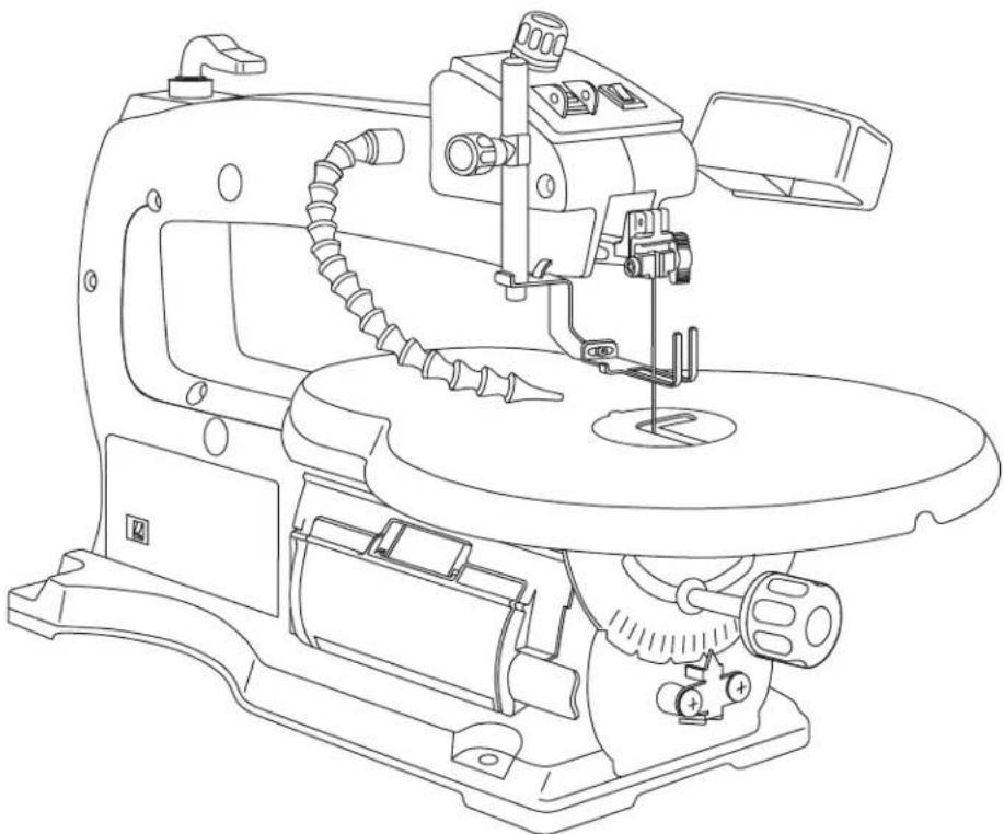 DREMEL 1680 - MODÈLE 1680, SCIE À CHANTOURNER DE 406,4 mm AVEC VARIATION DE VITESSE - 1