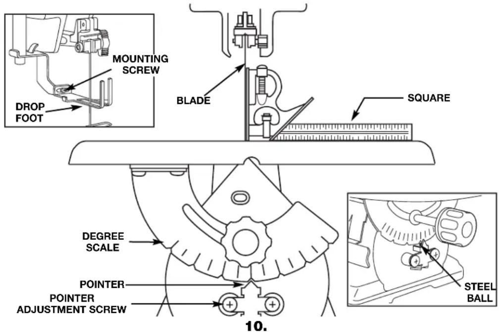 DREMEL 1680 - Aligning the Degree Scale Pointer - 1