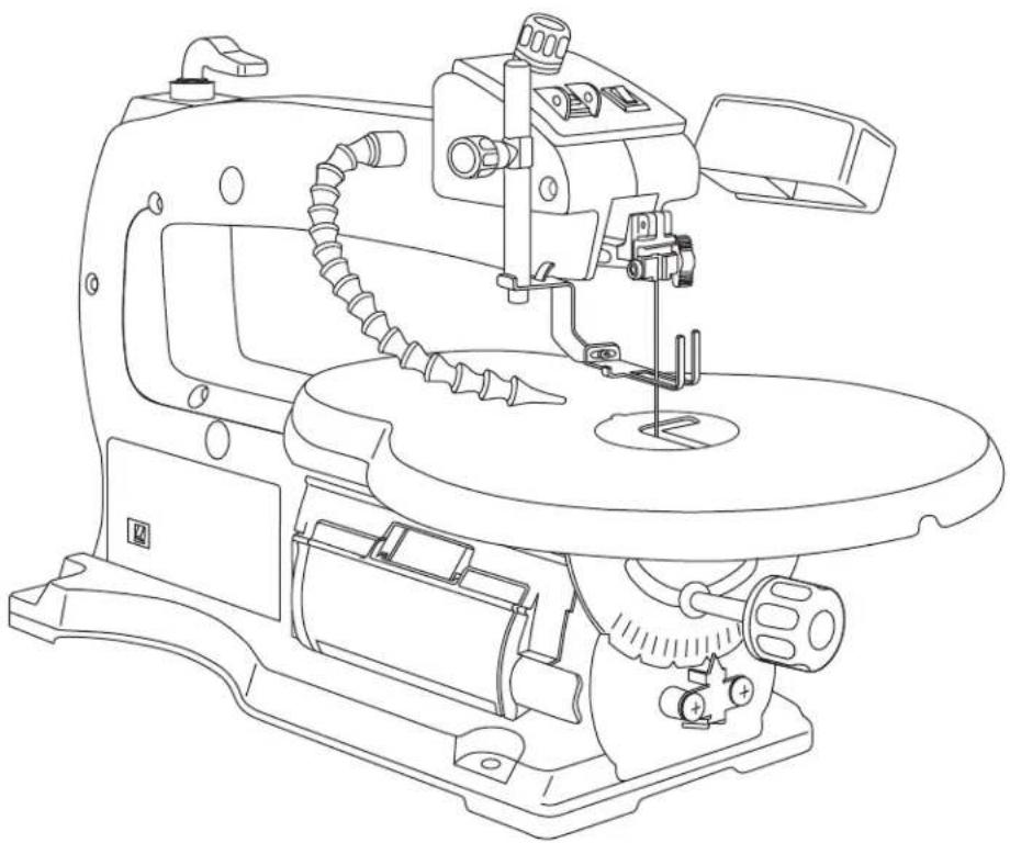 DREMEL 1680 - SIERRA CALADORA DE VELOCIDAD VARIABLE DE 406,4 mm MODELO 1680 - 1