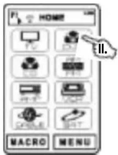 VINCENT RC572 - Touches de fonction (exemple) - 1