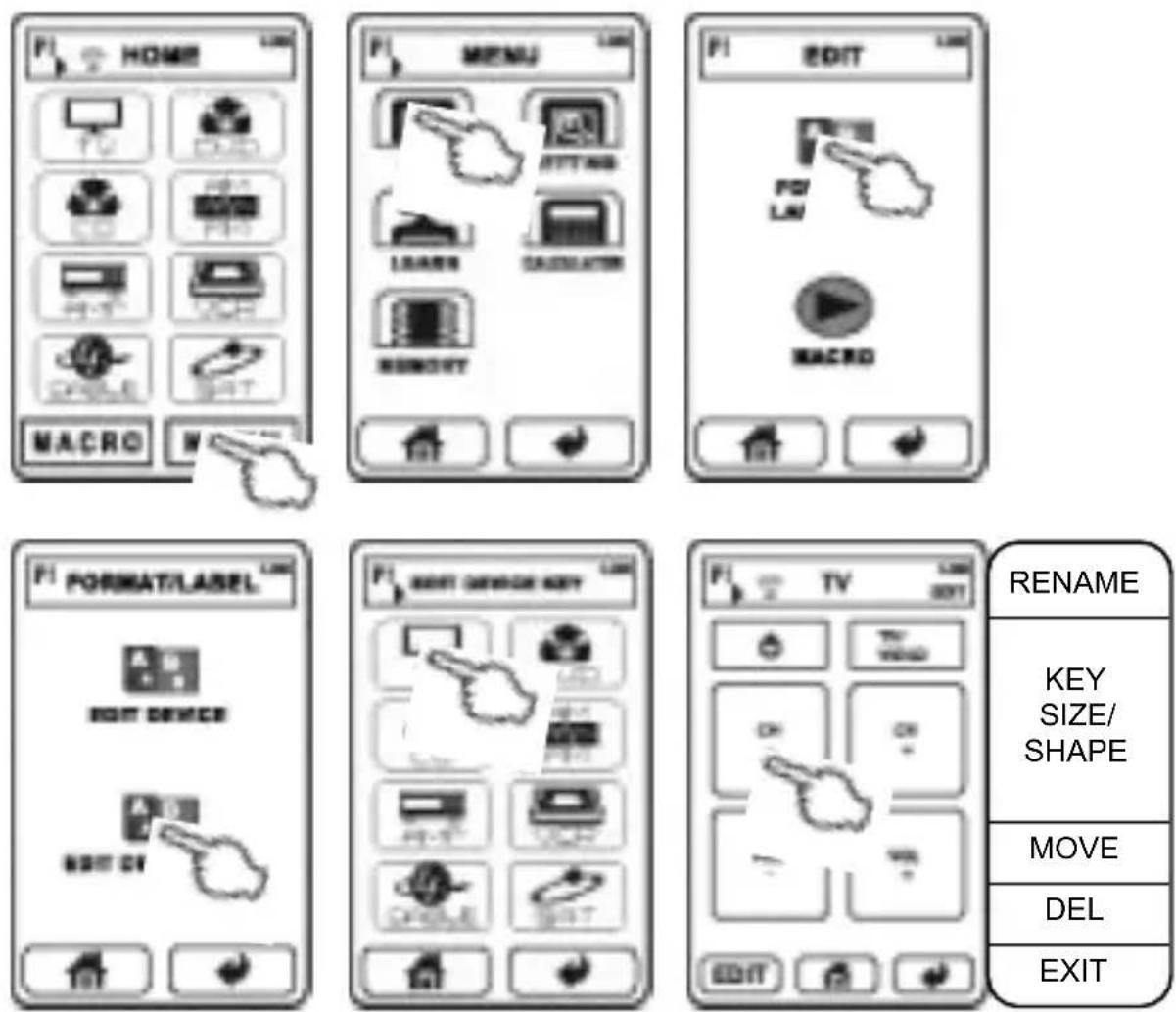 VINCENT RC572 - Modification de la mise en page des touches de fonction - 1