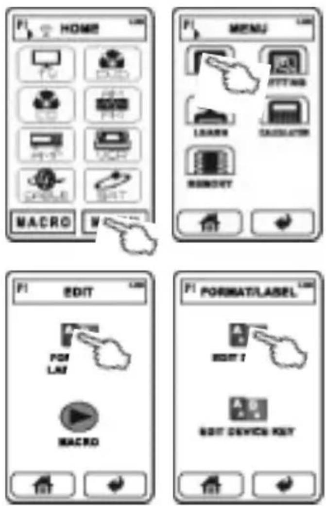 VINCENT RC572 - Clone, rename, move or delete a device key - 1