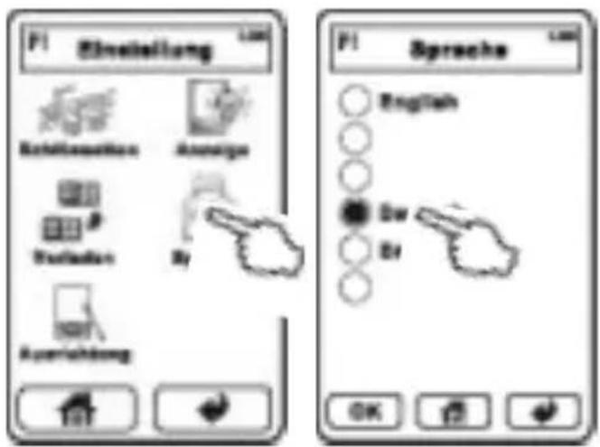 VINCENT RC572 - Sprache der Anzeigetexte einstellen - 2