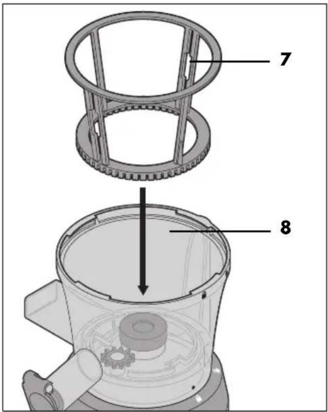 SILVERCREST SSJ 300 A2 - Werkreservoir 8 plaatsen - 2